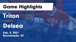 Triton  vs Delsea  Game Highlights - Feb. 5, 2021