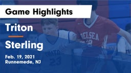 Triton  vs Sterling  Game Highlights - Feb. 19, 2021