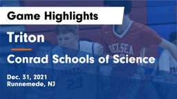 Triton  vs Conrad Schools of Science Game Highlights - Dec. 31, 2021