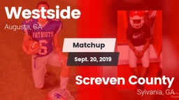 Matchup: Westside vs. Screven County  2019