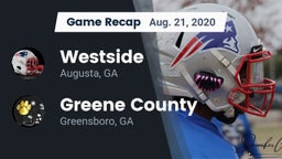 Recap: Westside  vs. Greene County  2020