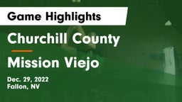Churchill County  vs Mission Viejo  Game Highlights - Dec. 29, 2022