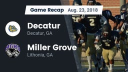 Recap: Decatur  vs. Miller Grove  2018