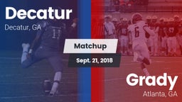 Matchup: Decatur vs. Grady  2018