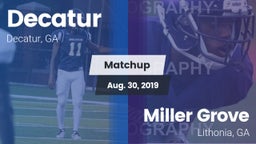 Matchup: Decatur vs. Miller Grove  2019
