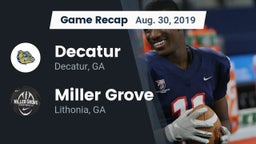 Recap: Decatur  vs. Miller Grove  2019