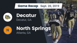 Recap: Decatur  vs. North Springs  2019