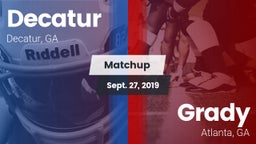 Matchup: Decatur vs. Grady  2019