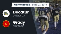 Recap: Decatur  vs. Grady  2019
