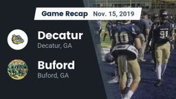 Recap: Decatur  vs. Buford 2019