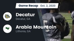 Recap: Decatur  vs. Arabia Mountain  2020