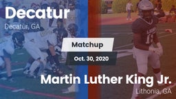 Matchup: Decatur vs. Martin Luther King Jr.  2020