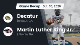 Recap: Decatur  vs. Martin Luther King Jr.  2020