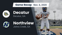 Recap: Decatur  vs. Northview  2020