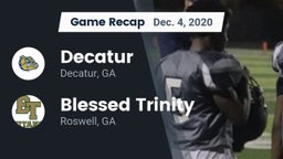Recap: Decatur  vs. Blessed Trinity  2020