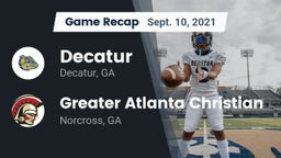 Recap: Decatur  vs. Greater Atlanta Christian  2021