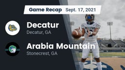 Recap: Decatur  vs. Arabia Mountain  2021