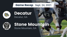 Recap: Decatur  vs. Stone Mountain   2021