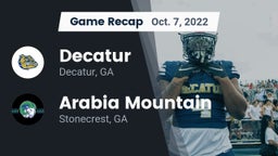 Recap: Decatur  vs. Arabia Mountain  2022