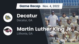 Recap: Decatur  vs. Martin Luther King Jr.  2022
