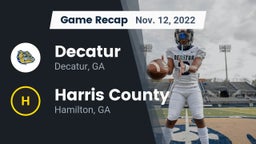 Recap: Decatur  vs. Harris County  2022