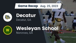 Recap: Decatur  vs. Wesleyan School 2023