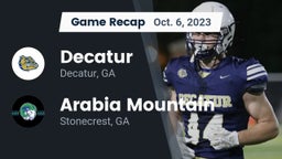 Recap: Decatur  vs. Arabia Mountain  2023
