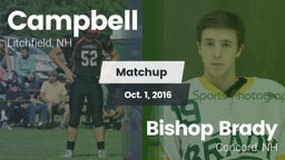 Matchup: Campbell vs. Bishop Brady  2016