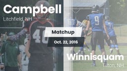 Matchup: Campbell vs. Winnisquam  2016