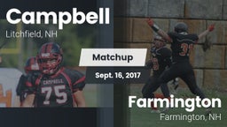 Matchup: Campbell vs. Farmington  2017