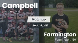 Matchup: Campbell vs. Farmington  2017