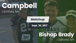 Matchup: Campbell vs. Bishop Brady  2017