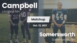 Matchup: Campbell vs. Somersworth  2017