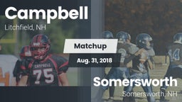 Matchup: Campbell vs. Somersworth  2018