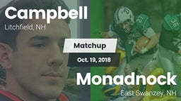 Matchup: Campbell vs. Monadnock  2018