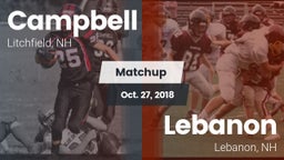 Matchup: Campbell vs. Lebanon  2018