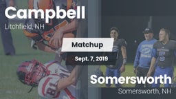 Matchup: Campbell vs. Somersworth  2019