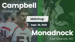 Matchup: Campbell vs. Monadnock  2020