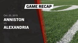 Recap: Anniston  vs. Alexandria  2015