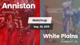 Matchup: Anniston vs. White Plains  2016