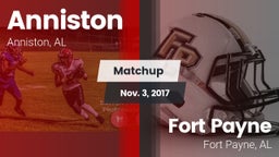 Matchup: Anniston vs. Fort Payne  2017