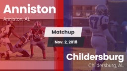 Matchup: Anniston vs. Childersburg  2018