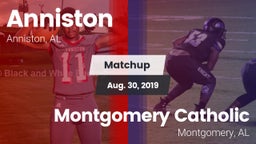 Matchup: Anniston vs. Montgomery Catholic  2019