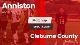 Matchup: Anniston vs. Cleburne County  2019