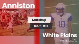Matchup: Anniston vs. White Plains  2019