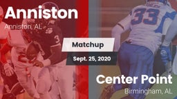 Matchup: Anniston vs. Center Point  2020