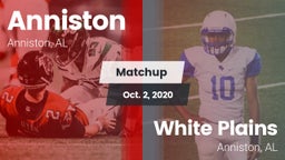 Matchup: Anniston vs. White Plains  2020