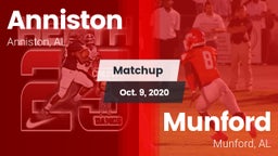Matchup: Anniston vs. Munford  2020