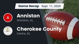 Recap: Anniston  vs. Cherokee County  2020