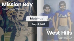 Matchup: Mission Bay vs. West Hills  2017